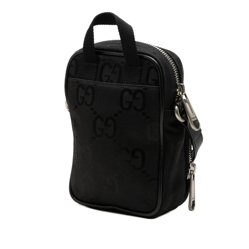 GUCCI Authentic Black Leather Shoulder Bag - Picture 2 of 6